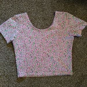 Floral crop top